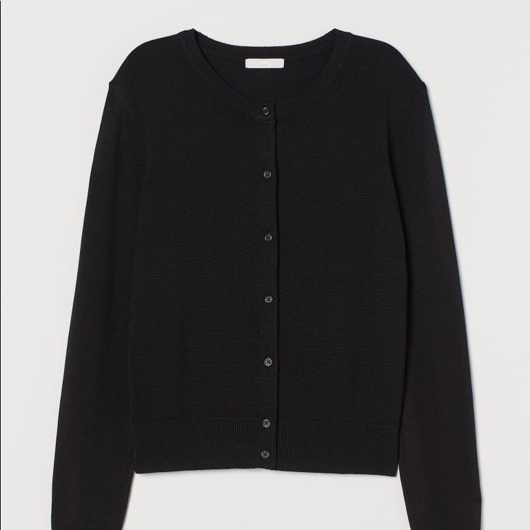 H&M Basic Black Cardigan